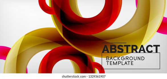 Antecedentes abstractos de círculos vectores, ilustración vectorial