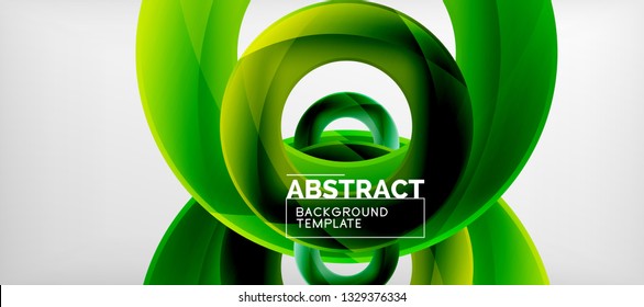 Vector circles abstract background, vector illustration