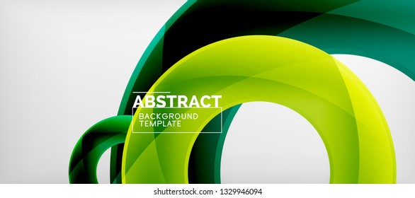 Vector circles abstract background, vector illustration