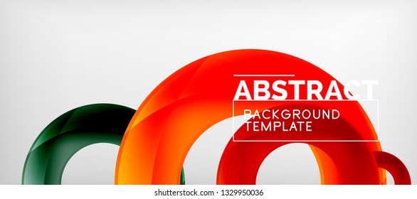 Antecedentes abstractos de círculos vectores, ilustración vectorial