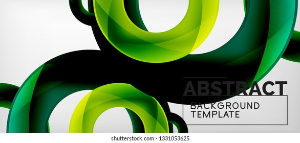 Antecedentes abstractos de círculos vectores, ilustración vectorial