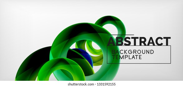 Antecedentes abstractos de círculos vectores, ilustración vectorial