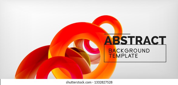 Antecedentes abstractos de círculos vectores, ilustración vectorial
