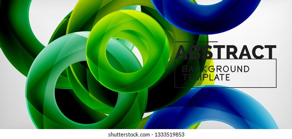 Antecedentes abstractos de círculos vectores, ilustración vectorial
