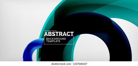 Antecedentes abstractos de círculos vectores, ilustración vectorial