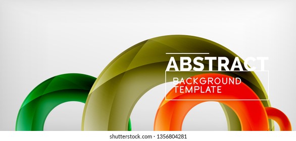 Antecedentes abstractos de círculos vectores, ilustración vectorial