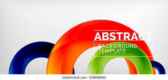 Antecedentes abstractos de círculos vectores, ilustración vectorial