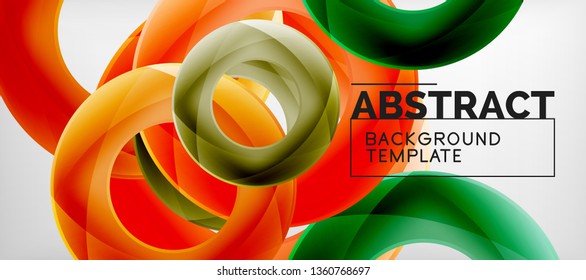 Antecedentes abstractos de círculos vectores, ilustración vectorial