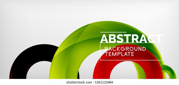 Antecedentes abstractos de círculos vectores, ilustración vectorial