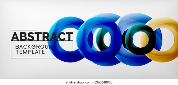 Antecedentes abstractos de círculos vectores, ilustración vectorial
