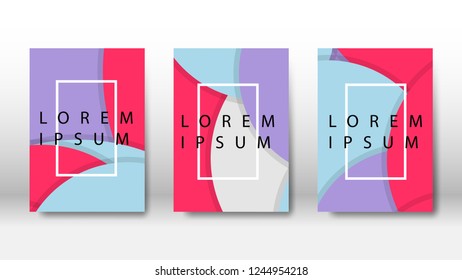 vector circles or dots overlay in brochure design for business or presentation, report . cover design template . book