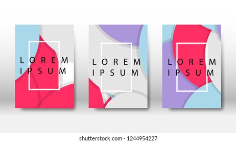 vector circles or dots overlay in brochure design for business or presentation, report . cover design template . book
