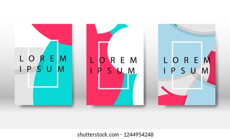 vector circles or dots overlay in brochure design for business or presentation, report . cover design template . book