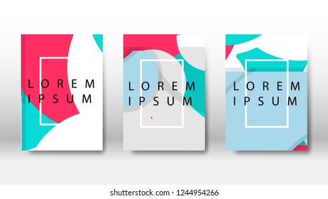vector circles or dots overlay in brochure design for business or presentation, report . cover design template . book