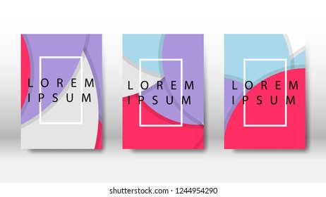 vector circles or dots overlay in brochure design for business or presentation, report . cover design template . book
