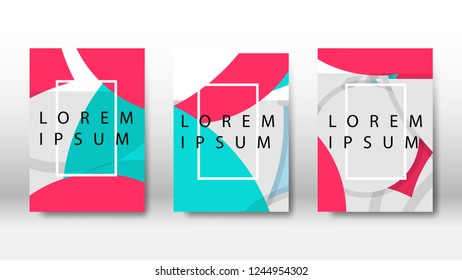 vector circles or dots overlay in brochure design for business or presentation, report . cover design template . book