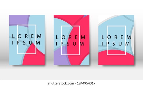 vector circles or dots overlay in brochure design for business or presentation, report . cover design template . book