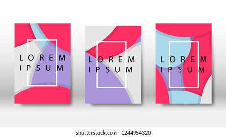 vector circles or dots overlay in brochure design for business or presentation, report . cover design template . book
