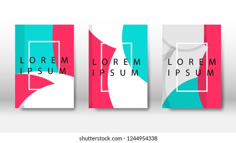 vector circles or dots overlay in brochure design for business or presentation, report . cover design template . book