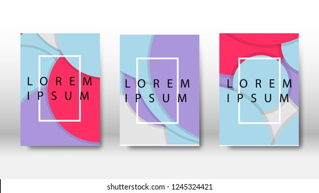 vector circles or dots overlay in brochure design for business or presentation, report . cover design template . book