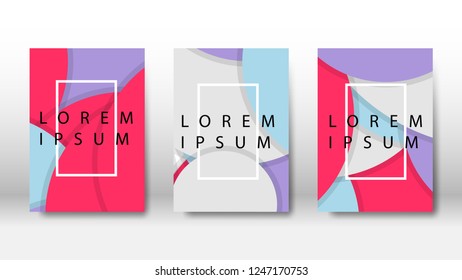 vector circles or dots overlay in brochure design for business or presentation, report . cover design template . book
