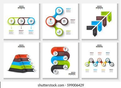 Vector Circles Pyramid Other Elements Infographic Stock Vector (Royalty ...