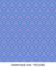 Vector circles seamless pattern