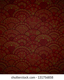 Vector circles seamless pattern. Eps10 vector background.