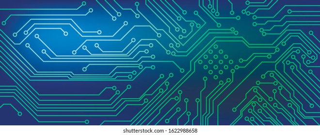 Vector circuit Board background technology, illustration