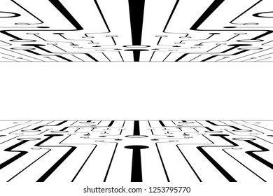 Vector circuit board and communication concept for technology background