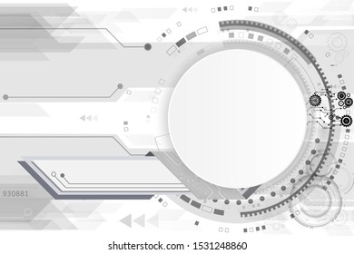 Vector circuit board cyber security with fingerprint scan and password to log in system  for technology background