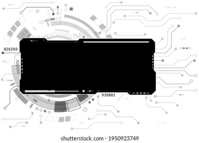 Ciberseguridad de placa de circuito de vectores en fondo blanco para fondo tecnológico
