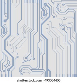 Vector circuit board illustration