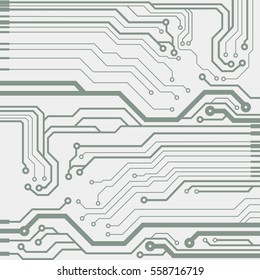 Vector circuit board illustration