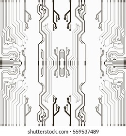 Vector circuit board illustration