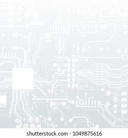 Vector circuit board illustration. Abstract technology.