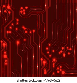 Vector circuit board illustration. EPS 10