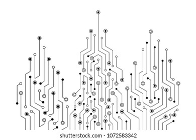 Vector circuit board pattern for background technology