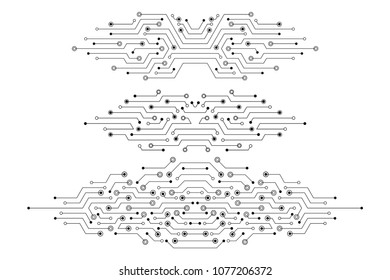 Vector circuit board pattern for background technology