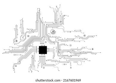 Vector circuit board pattern for background technology