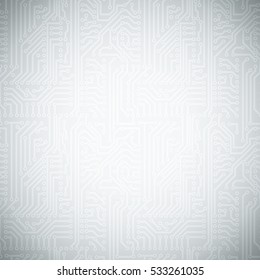 Vector Circuit Board Pattern Background.