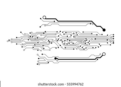 Vector circuit board pattern for background technology