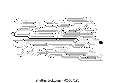 Vector circuit board pattern for background technology