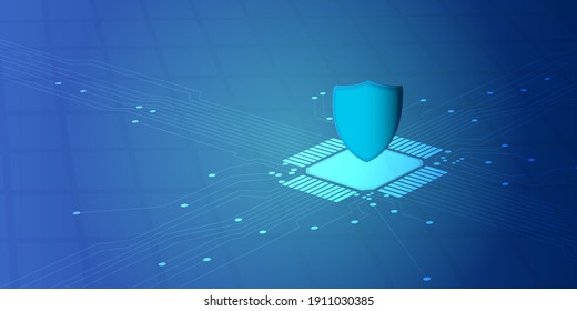 Vector circuit board security background technology