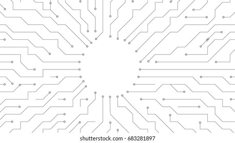Vector Circuit Board Techno Background. EPS10 Vector