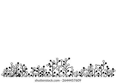 The vector circuit board tree on a white screen for communication technology background concept 