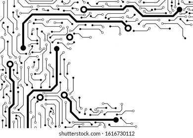 Vector circuit for communication technology background concept 