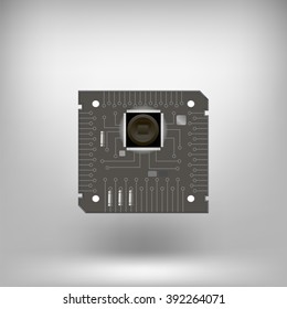 Vector Circuit Isolated. Part of Computer