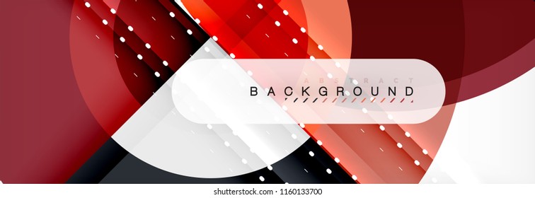 Vector circular abstract background, circles geometric shapes