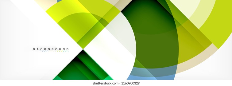 Vector circular abstract background, circles geometric shapes